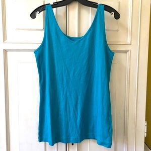 Soft Surroundings Medium Teal Tank Top